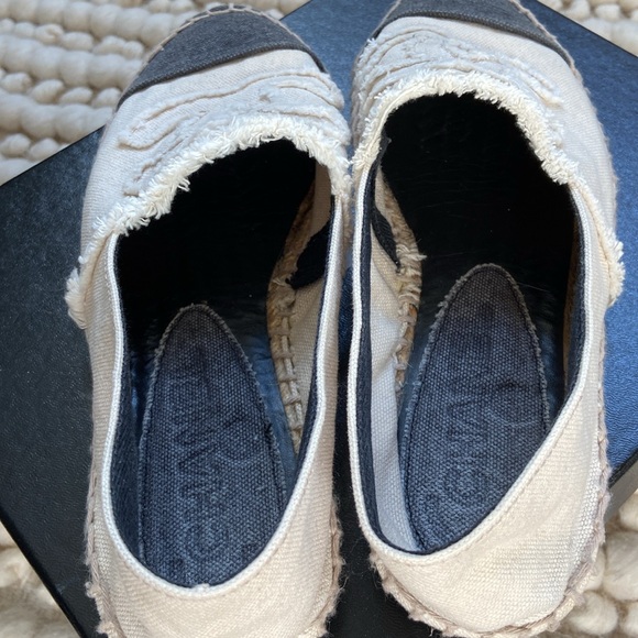 SOLD Chanel Denim Tipped Espadrilles - Picture 5 of 8